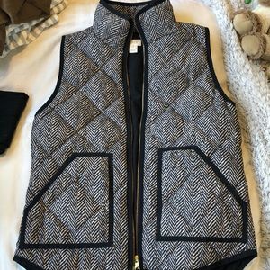 J. Crew Jackets & Coats - J. Crew Herringbone Puffer Vest J. Crew Jackets & Coats - J. Crew Herringbone Puffer Vest